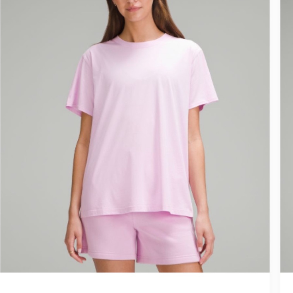Lululemon Athletica Soft Pink tee